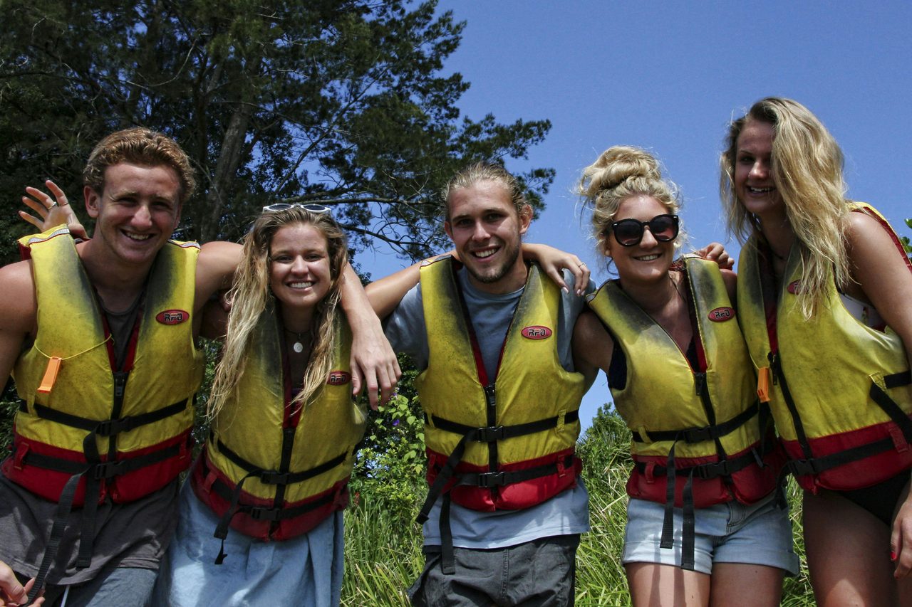Birthday Party on the river with Bellingen Canoe Adventures