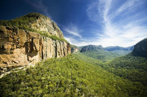 spectacular valleys in Blue Mountains