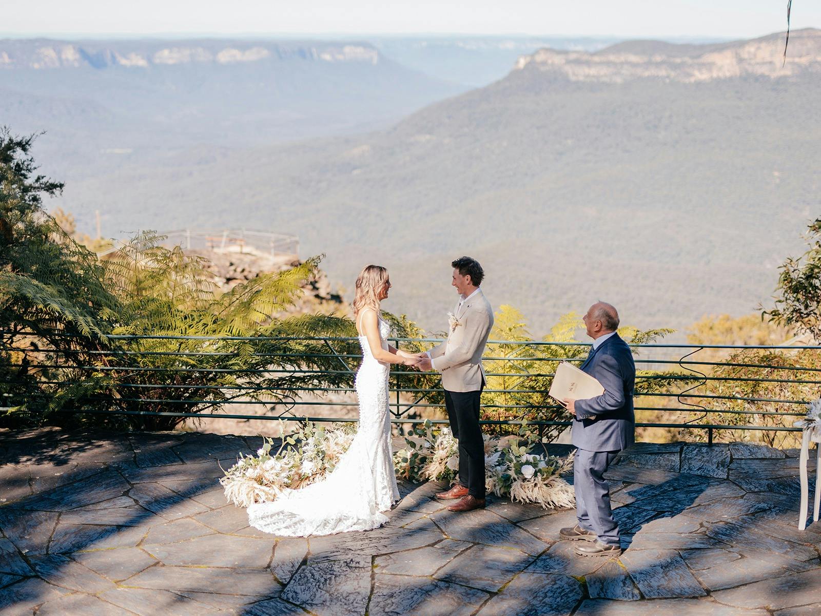 Wedding at Leuralla Amphitheatre