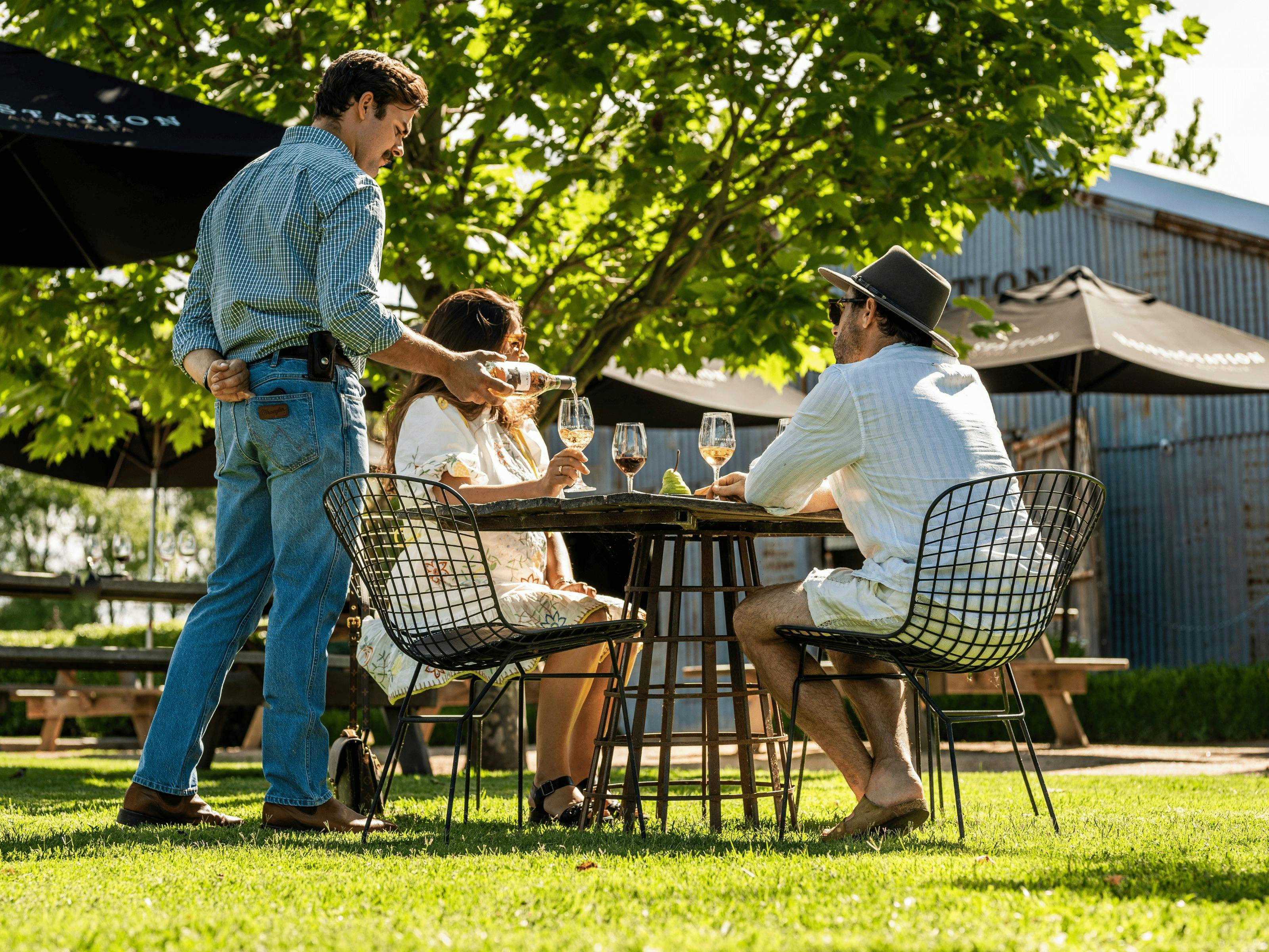 Wine tastings at Heifer Station