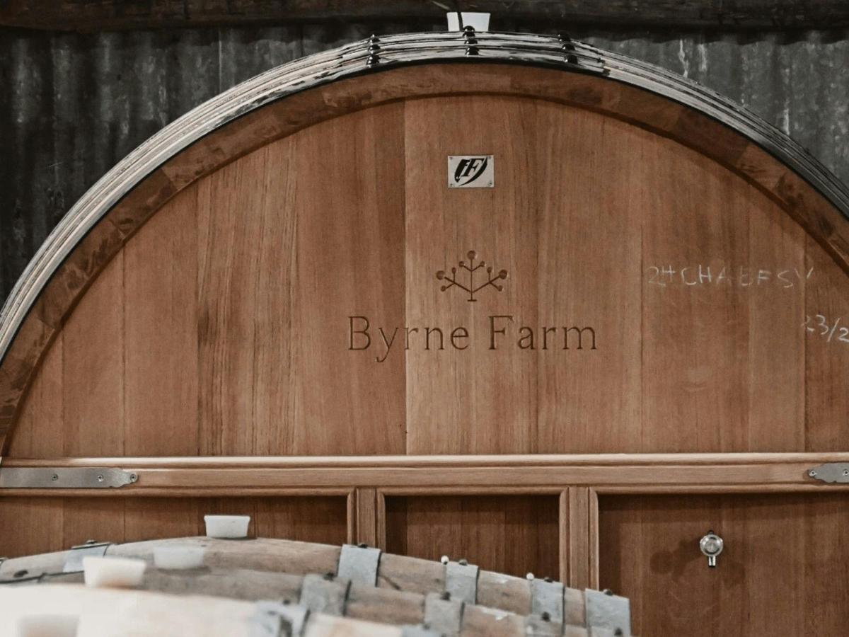 Byrne Farm Wine barrel
