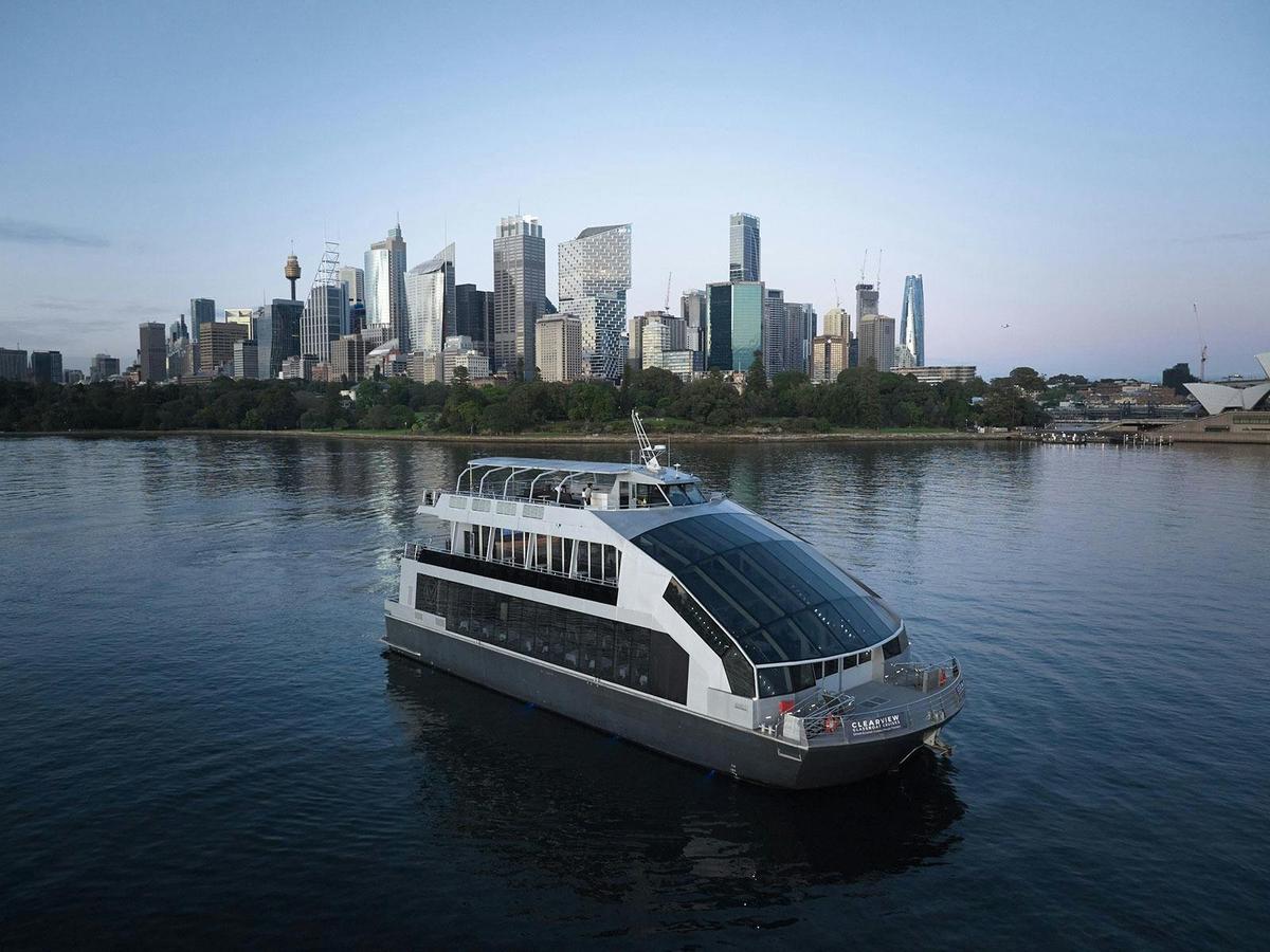 The Clearview Glassboat on Sydney Harbour