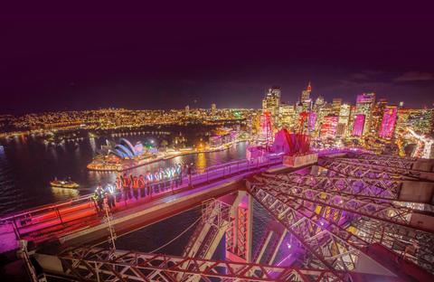 Vivid Sydney Climb