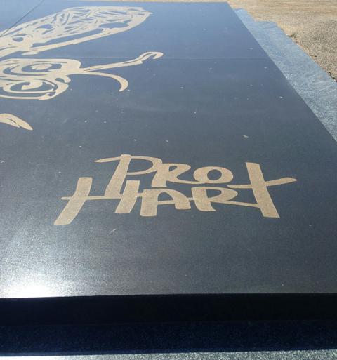 pro hart head stone