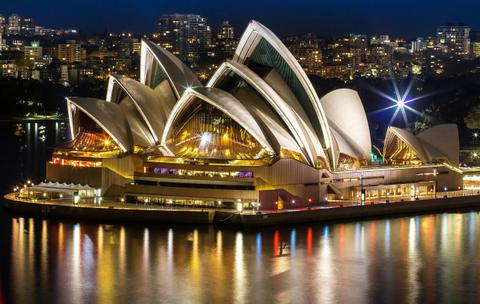 Sydney Opera House at night