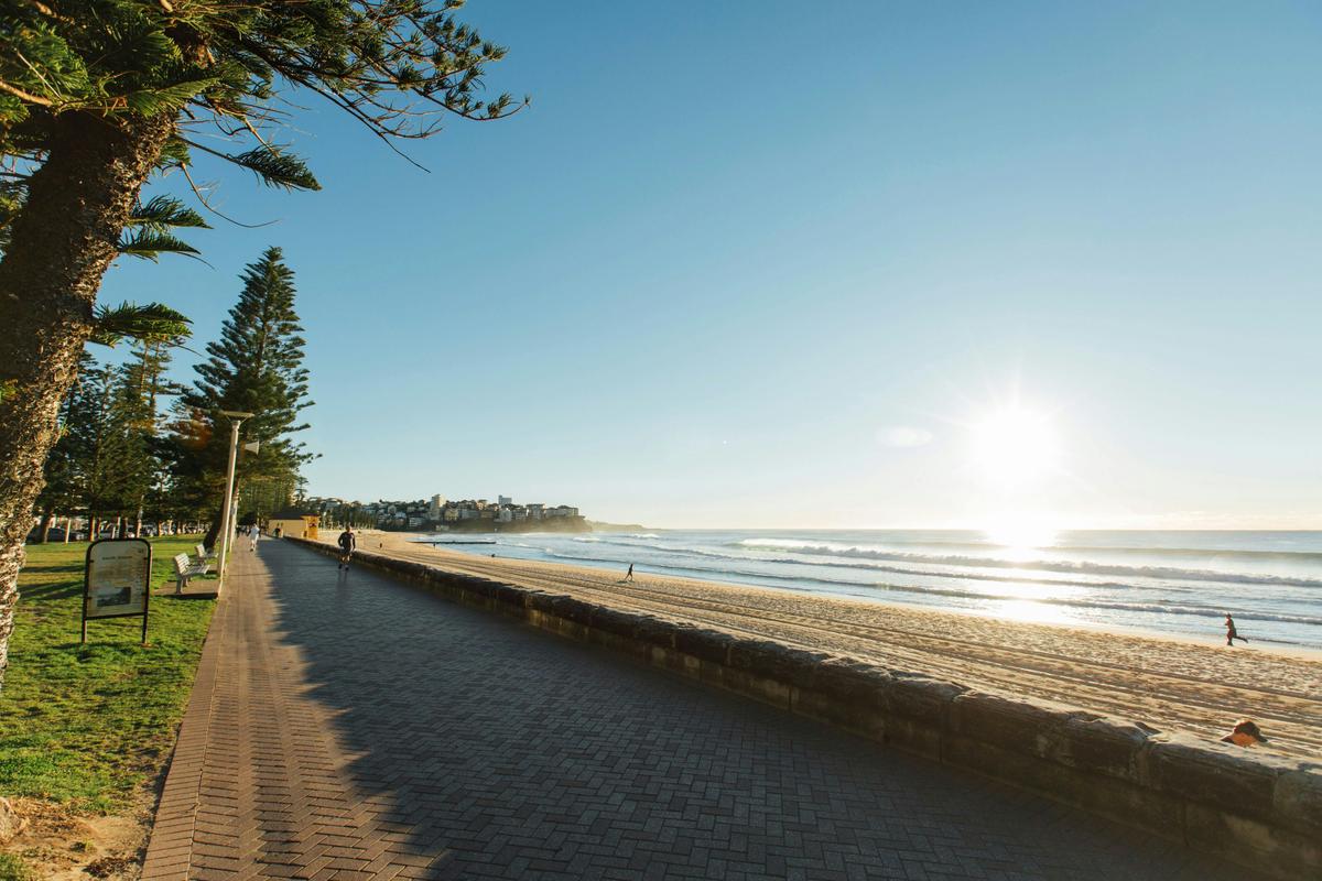 Manly Beach in the Sunrise