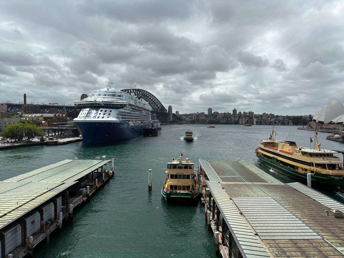 Cruise ship at the Overseas Passenger Terminal, The Rocks Sydney
