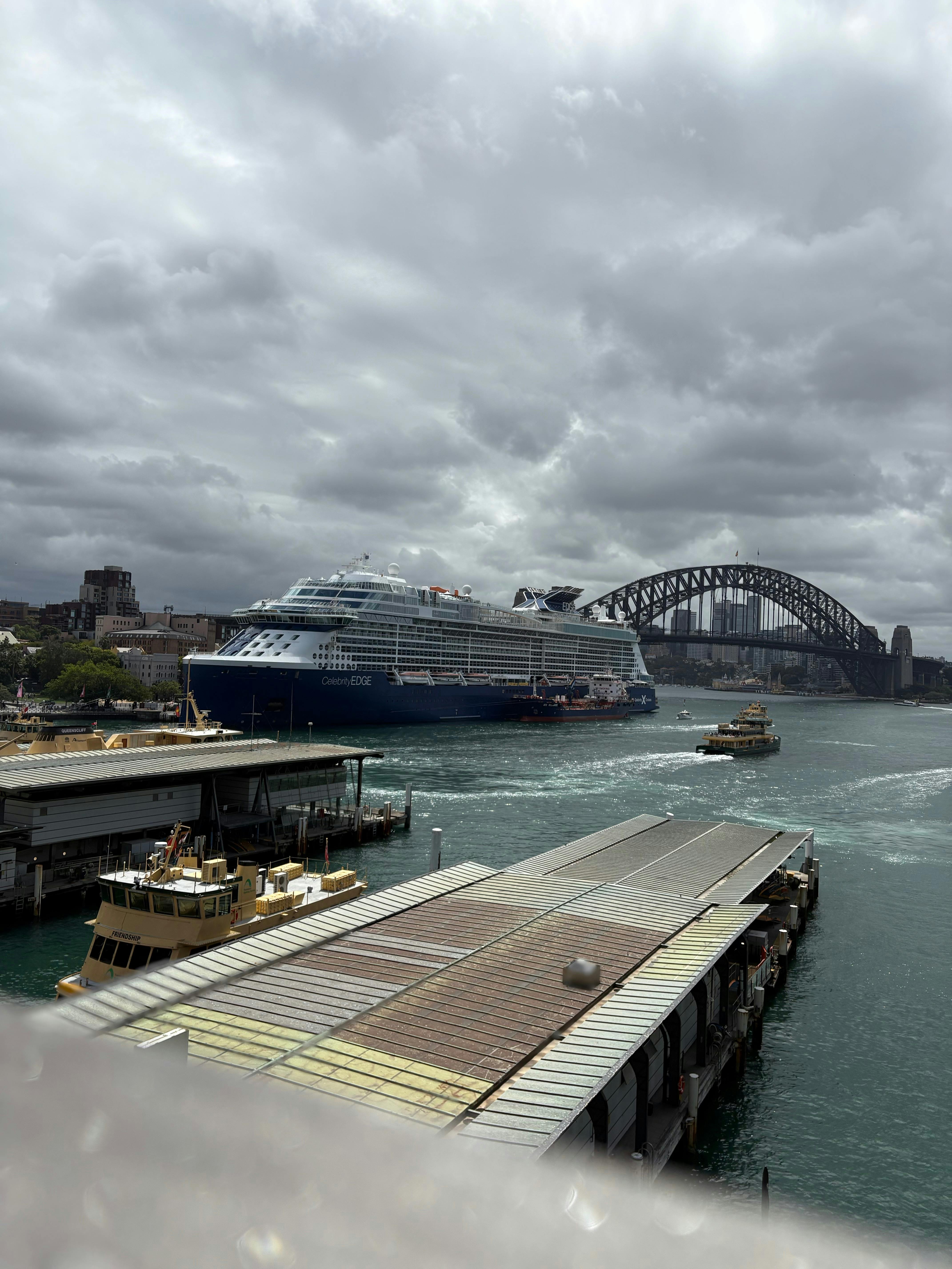 Cruise ship docked at the Overseas Passenger Terminal, The Rocks