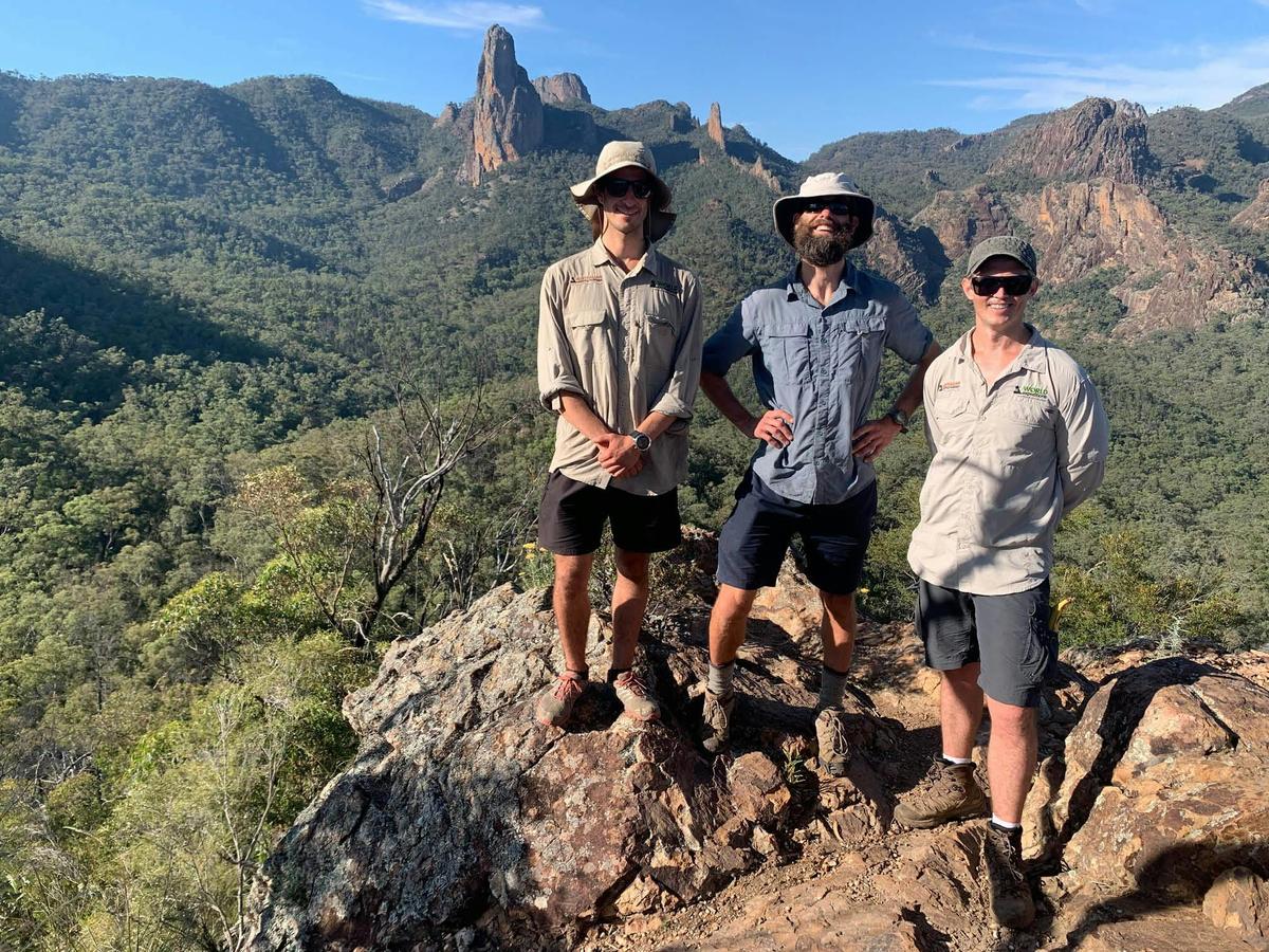 Hikers in the Warrumbungle National Park