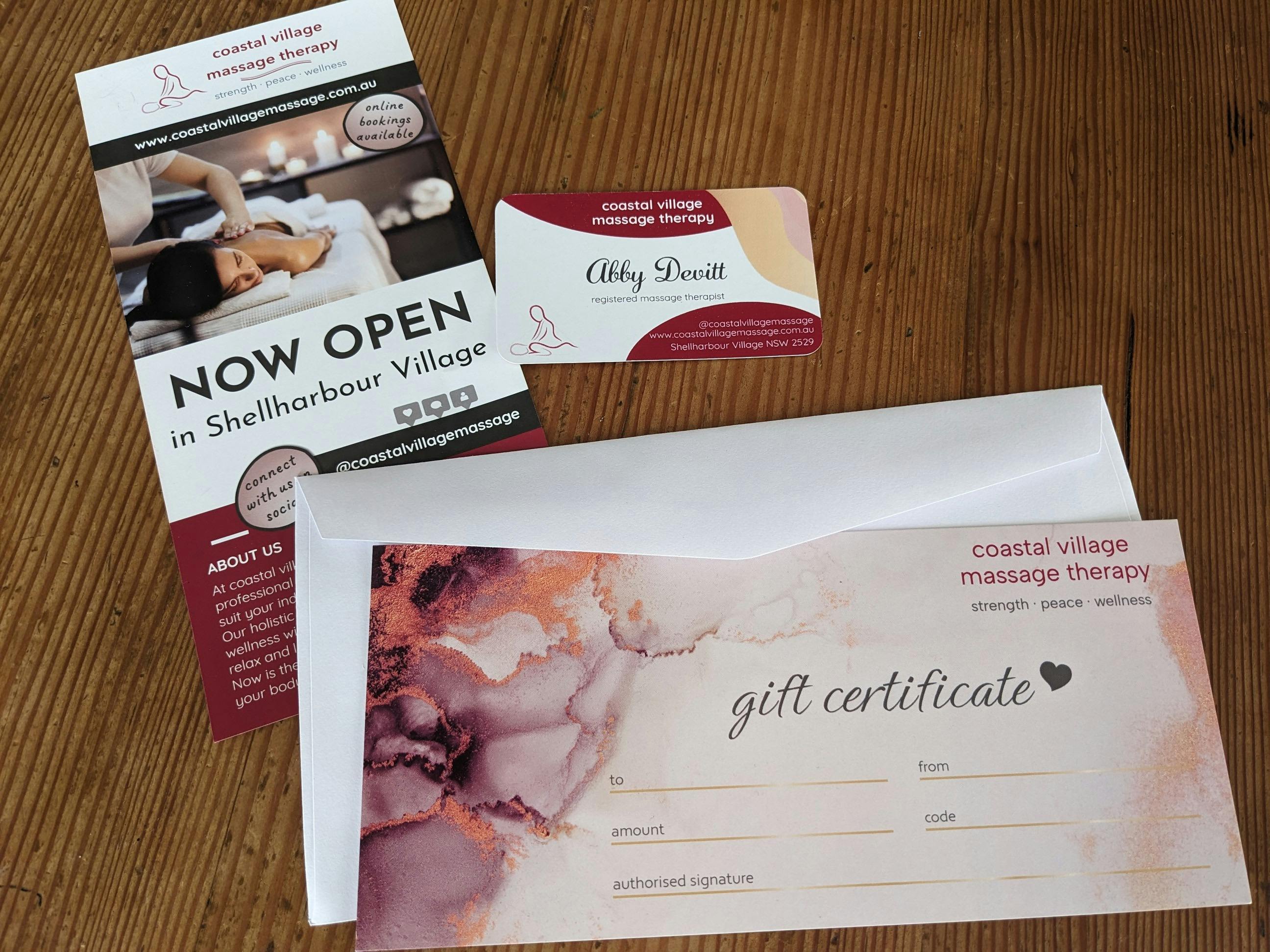 Gift Certificates available online or in the clinic