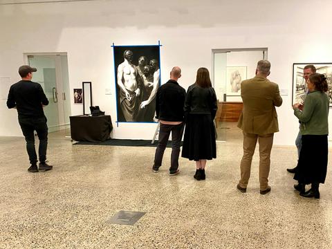 Installation view, Luke Thurgate, Adore you, 2023, The Drawing Gallery, National Art School.