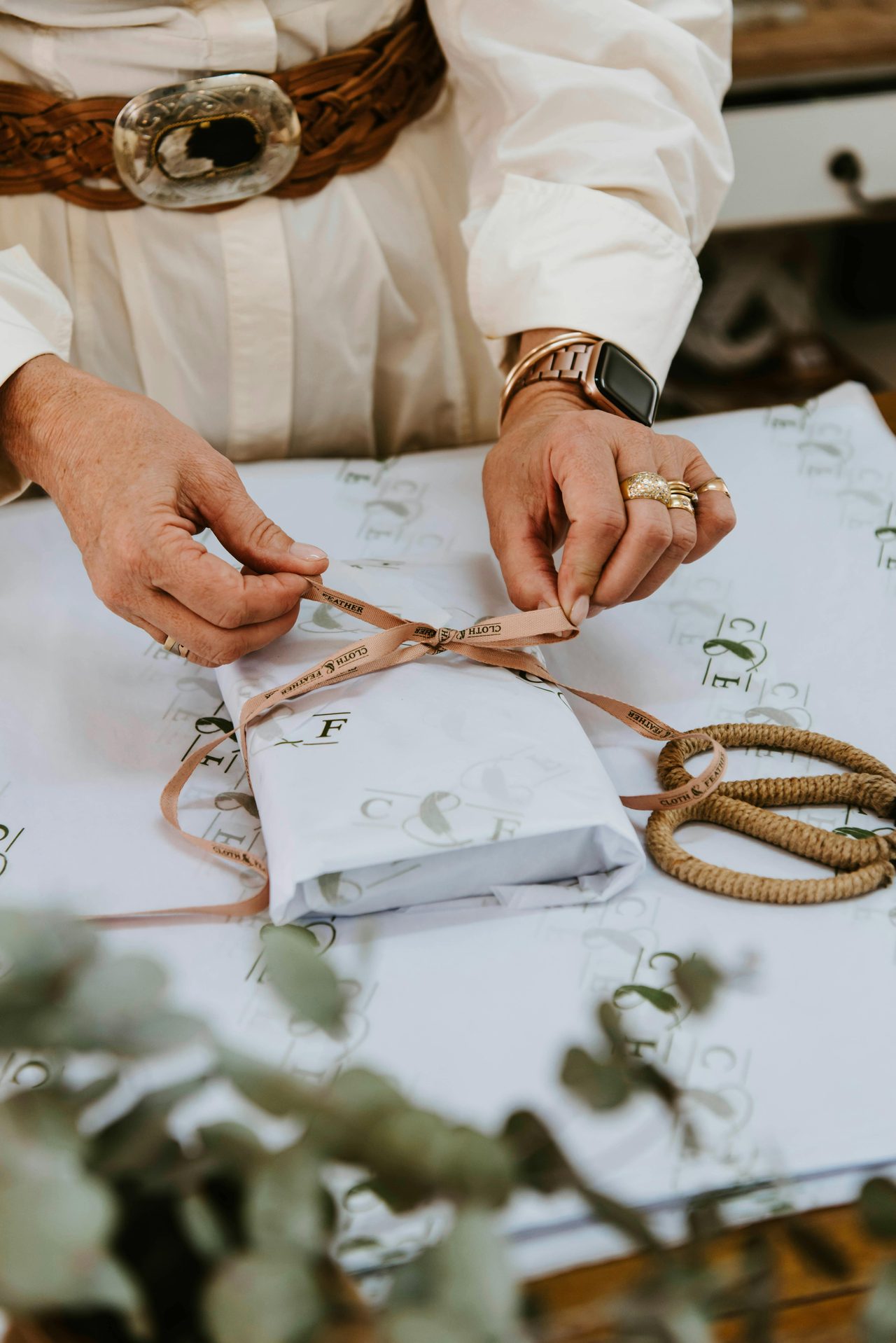 Wrapping in store
