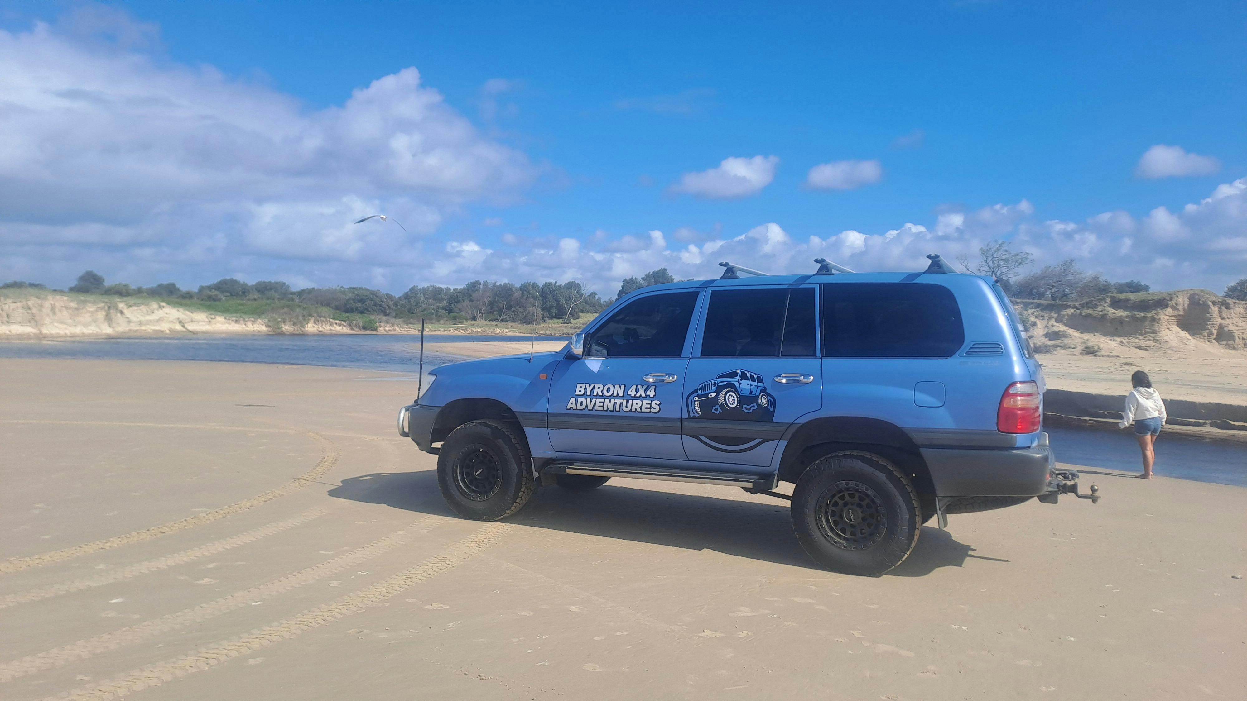 Beach driving at Salty Lagoon