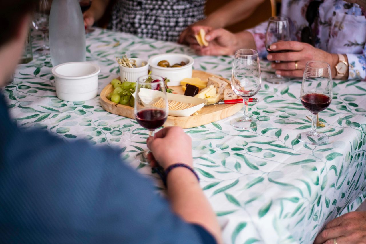 wine Tasting table