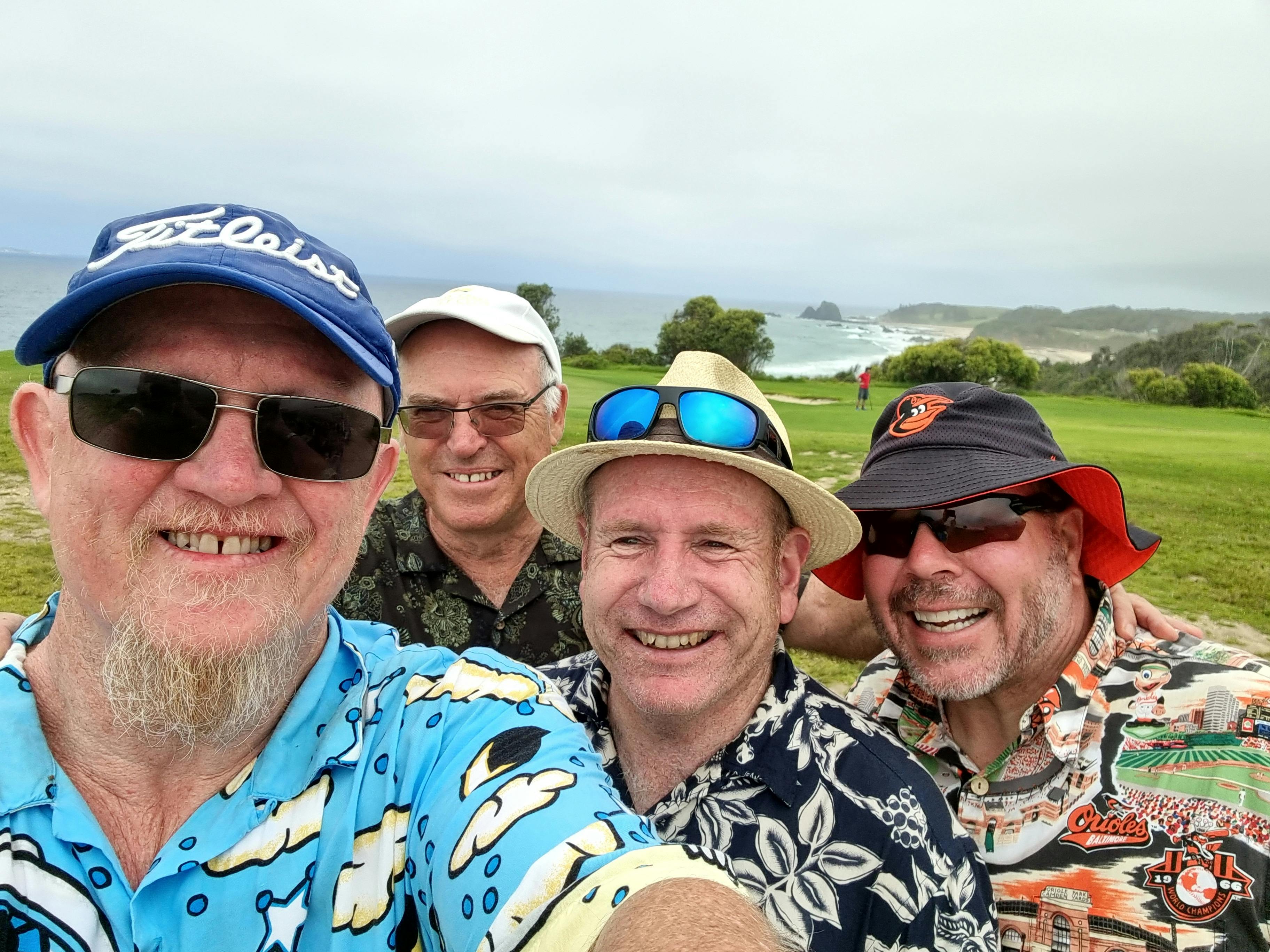 Group having fun at Narooma Golf Club