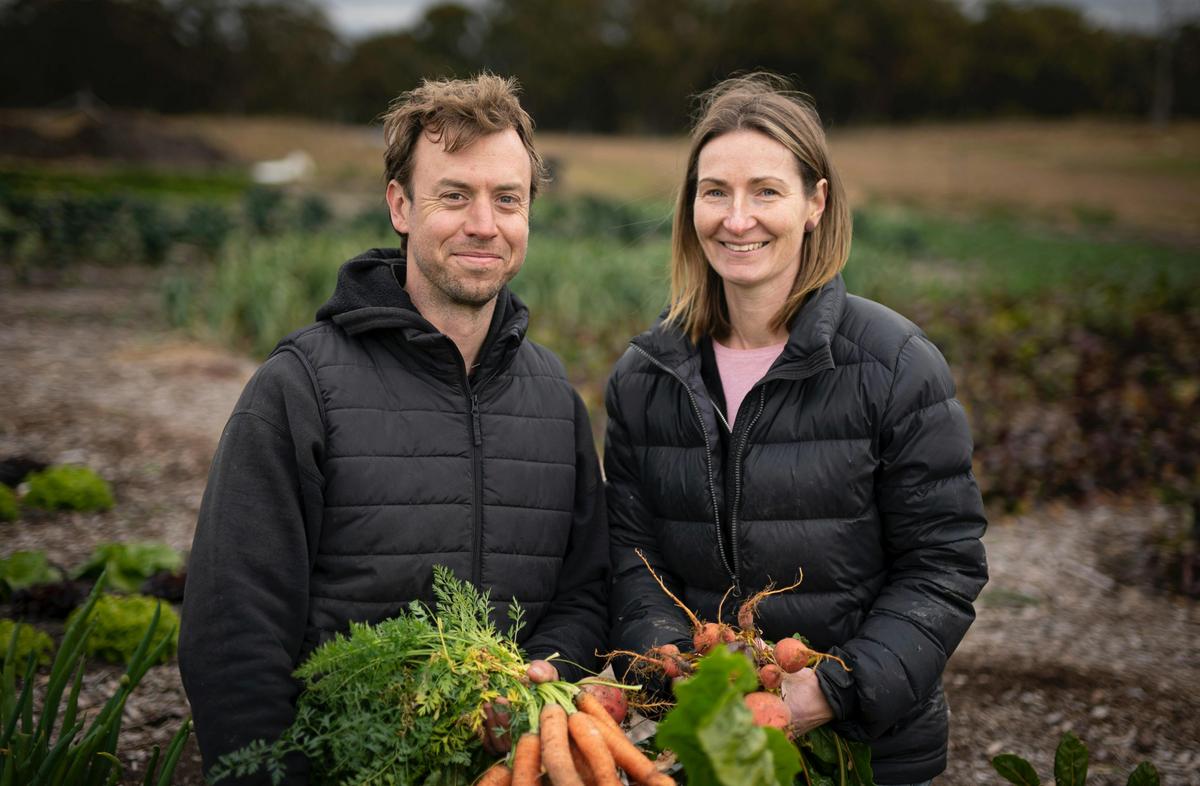 Come and taste farm fresh veggies.
