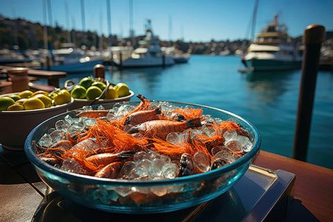 Lunch at Sydney Fish Markets