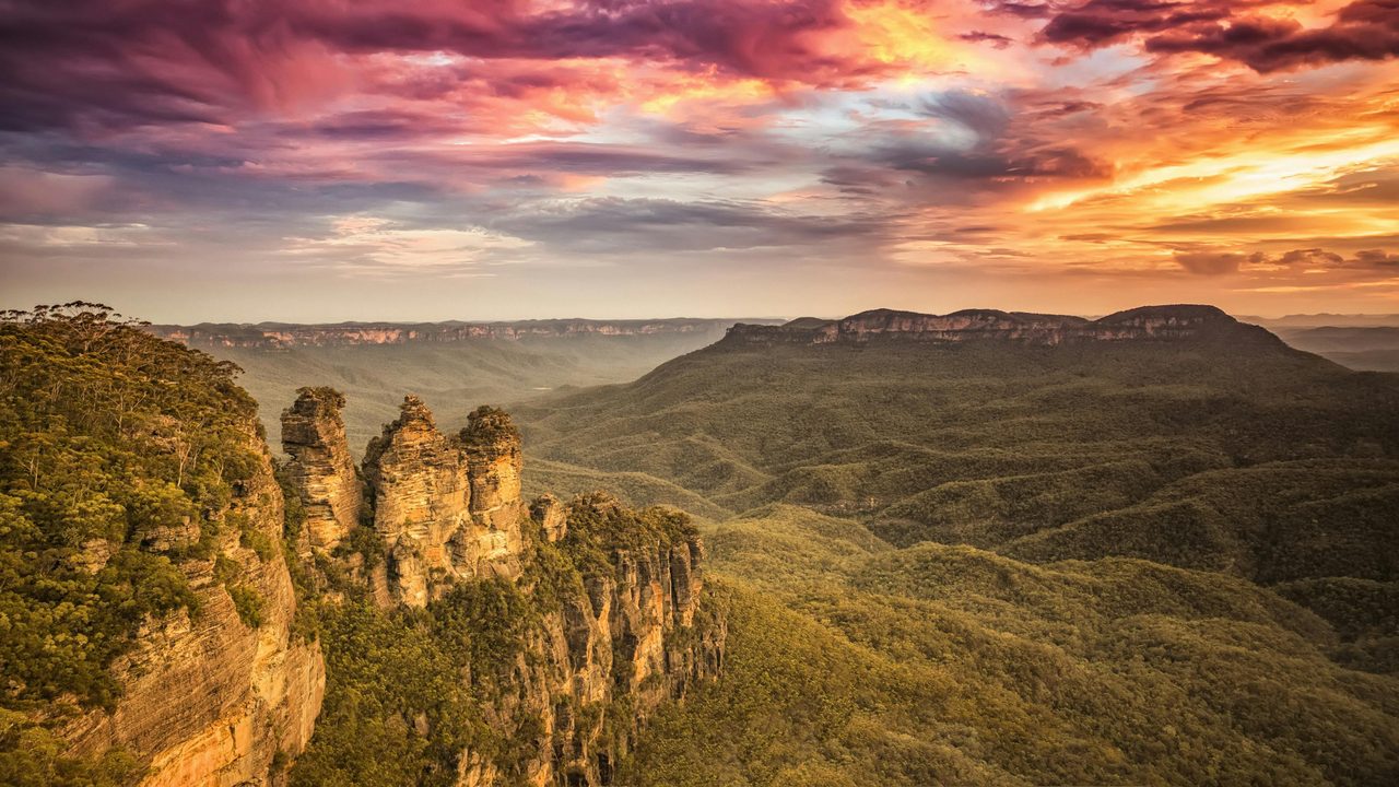 Three Sisters Sunset