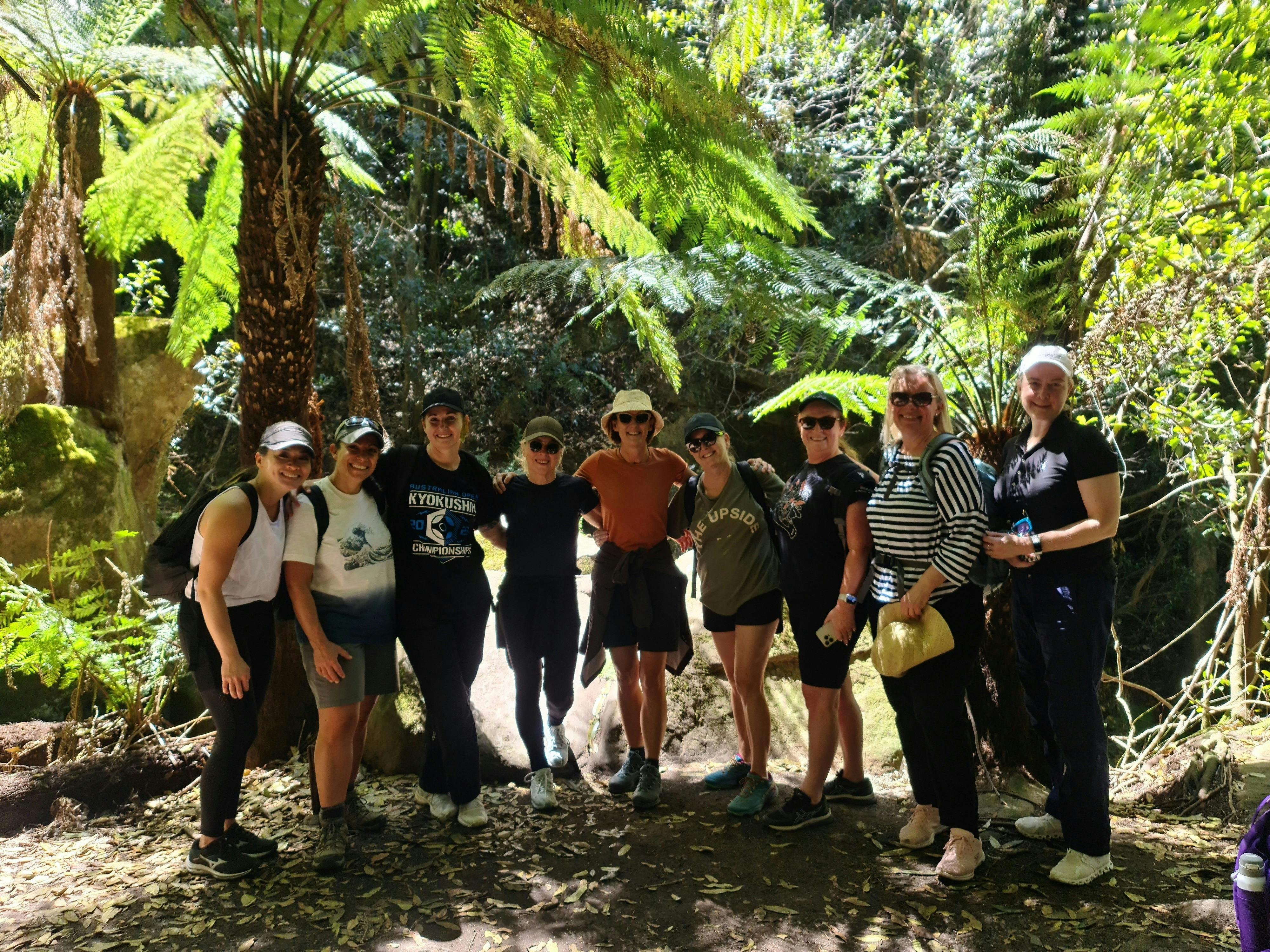 Blue Mountains hiking group photo