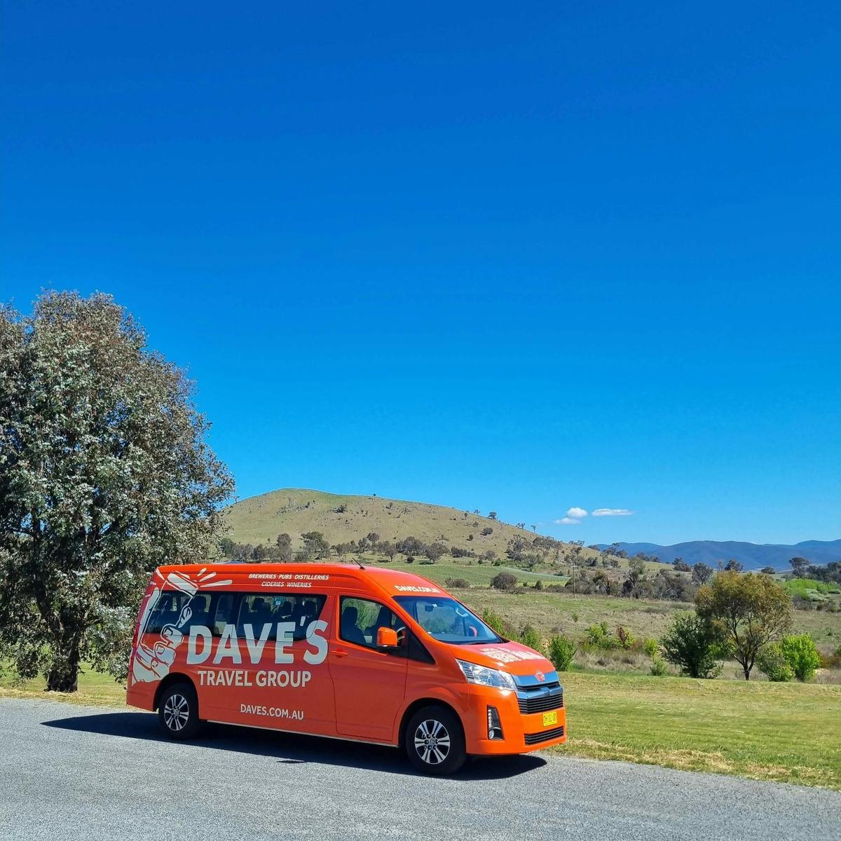 Our Dave's buses a smaller so we can get to small and intimate venues