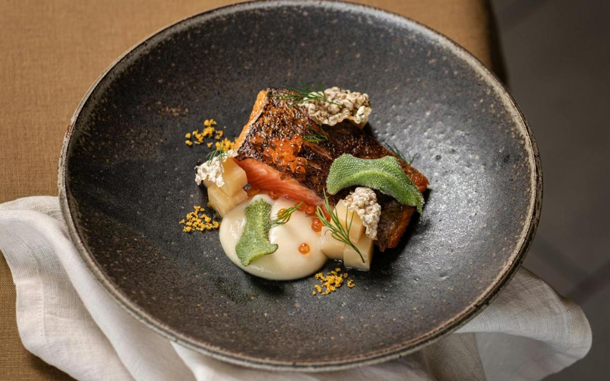 Lunch with a View: Indulge in gourmet dining at a hatted restaurant in the heart of wine country