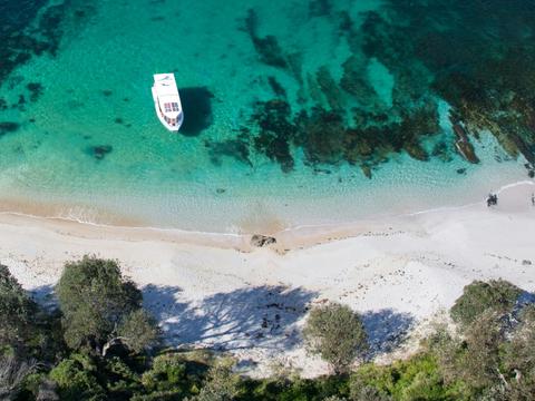 White Sandy beaches & clear water