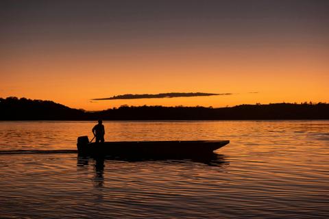 Sunset on Oyster Lease