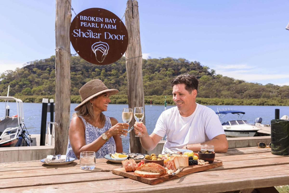 Lunch at Broken Bay Pearl Farm