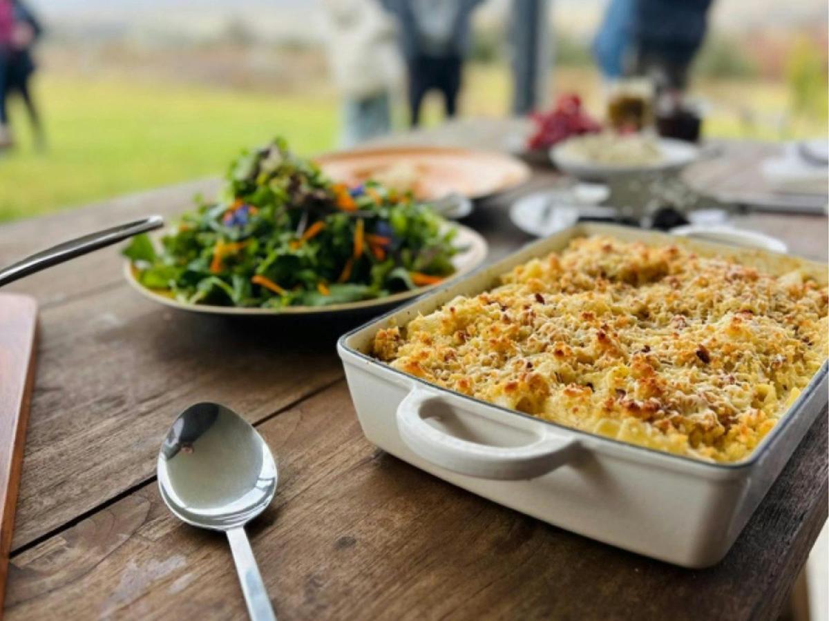 Truffle mac and cheese