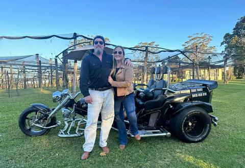 Brent and Belinda at Raleigh Winery