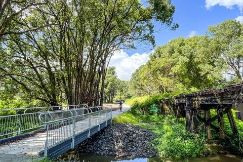 Crabbes Creek Bridges on the Northern Rivers Rail Trail