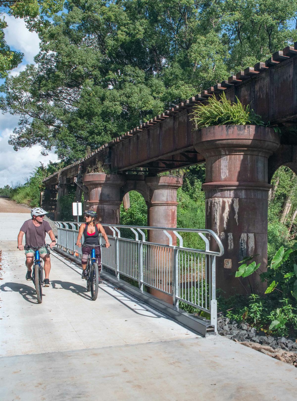 Rail Trail on E-bikes