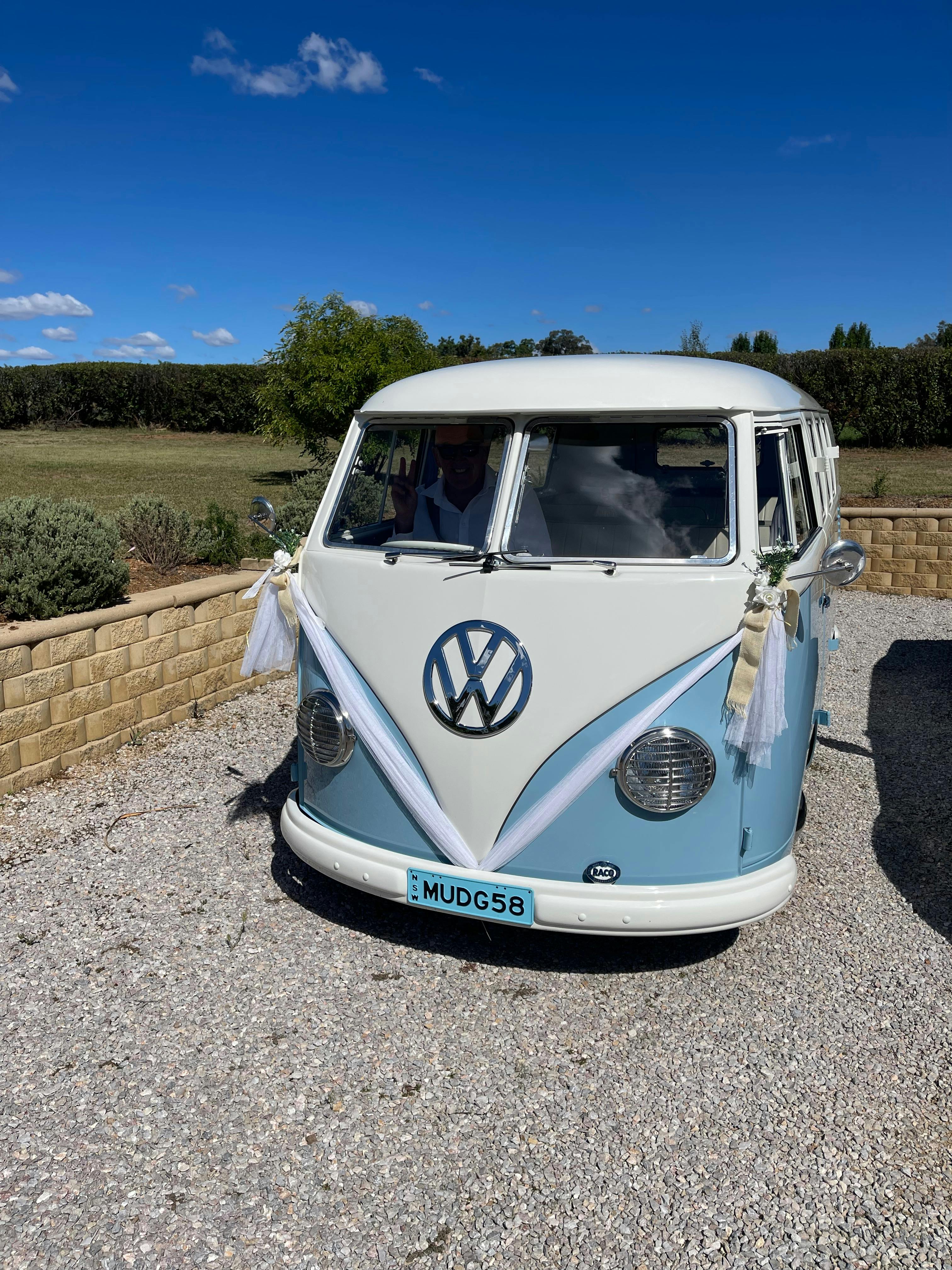 Country Kombi is wedding ready.