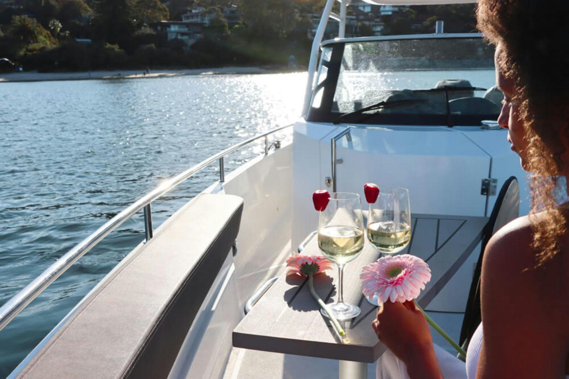 Flowers on the axopar