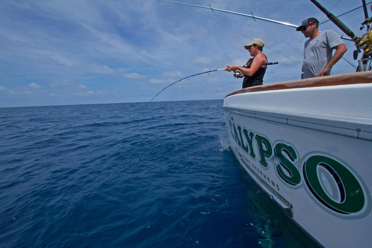 Fishing onboard Calypso Fishing Adventures has something for the whole family