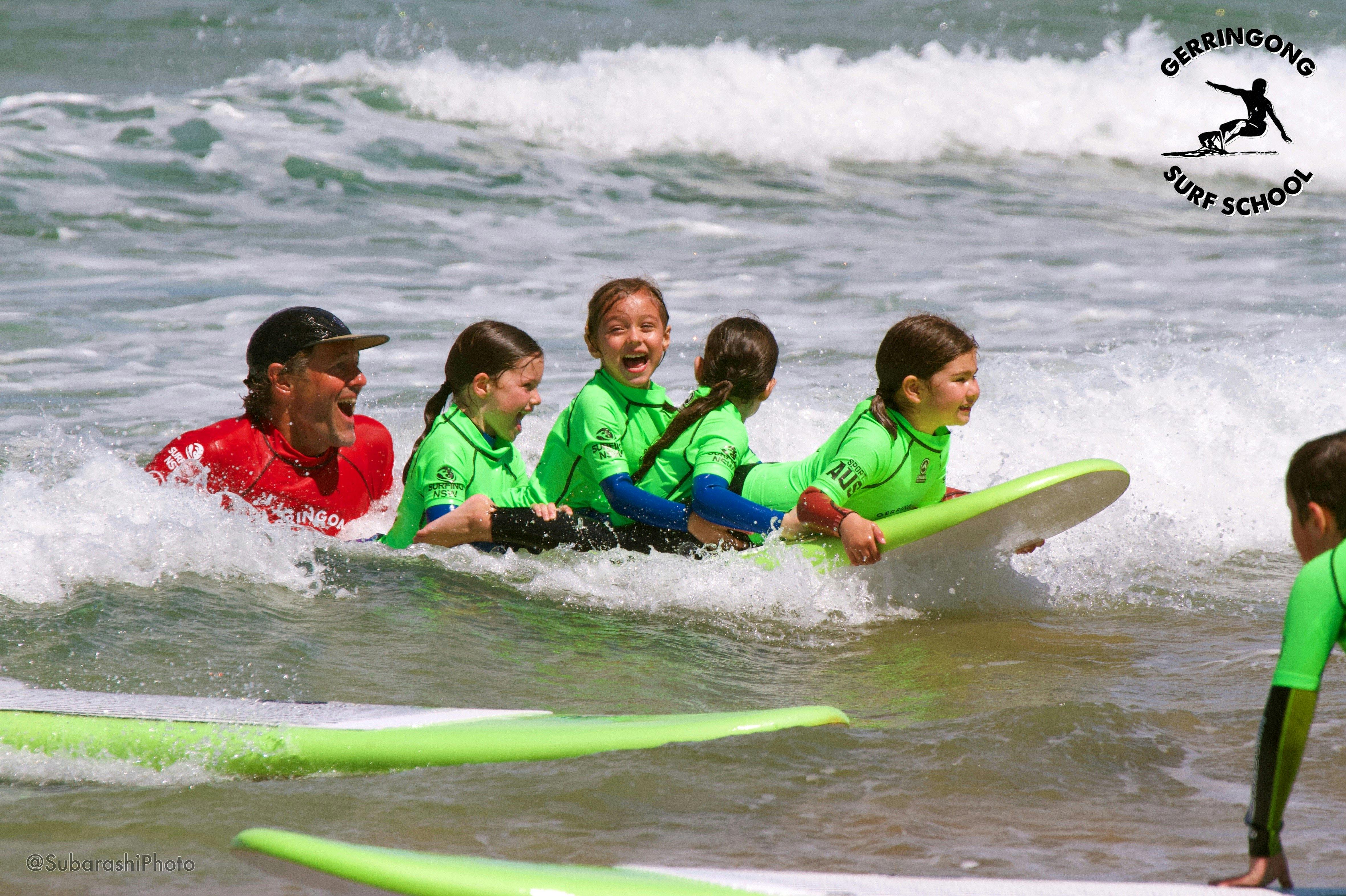 kids learn to surf holiday programs