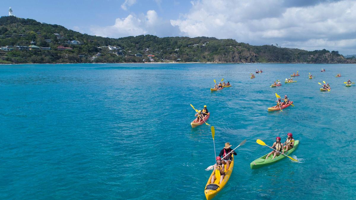 Paddle with views of Byron bay