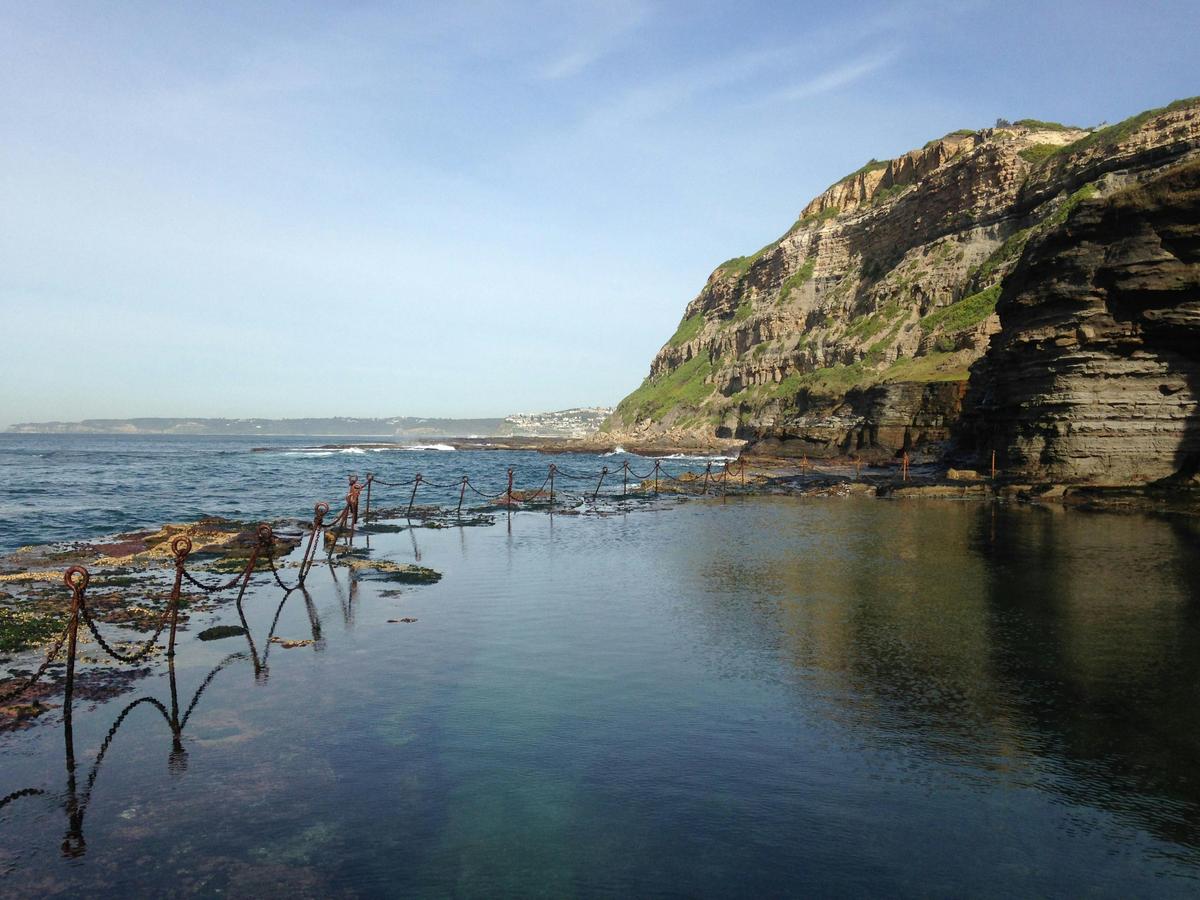A calm day at the convict-dug Bogey Hole