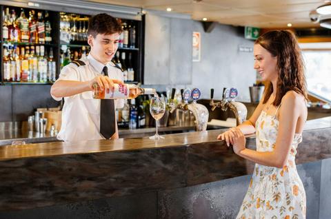 Bar facilities available onboard
