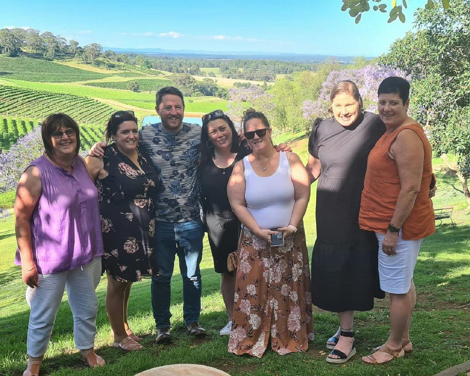 What a day and what a view at Tallavera Grove