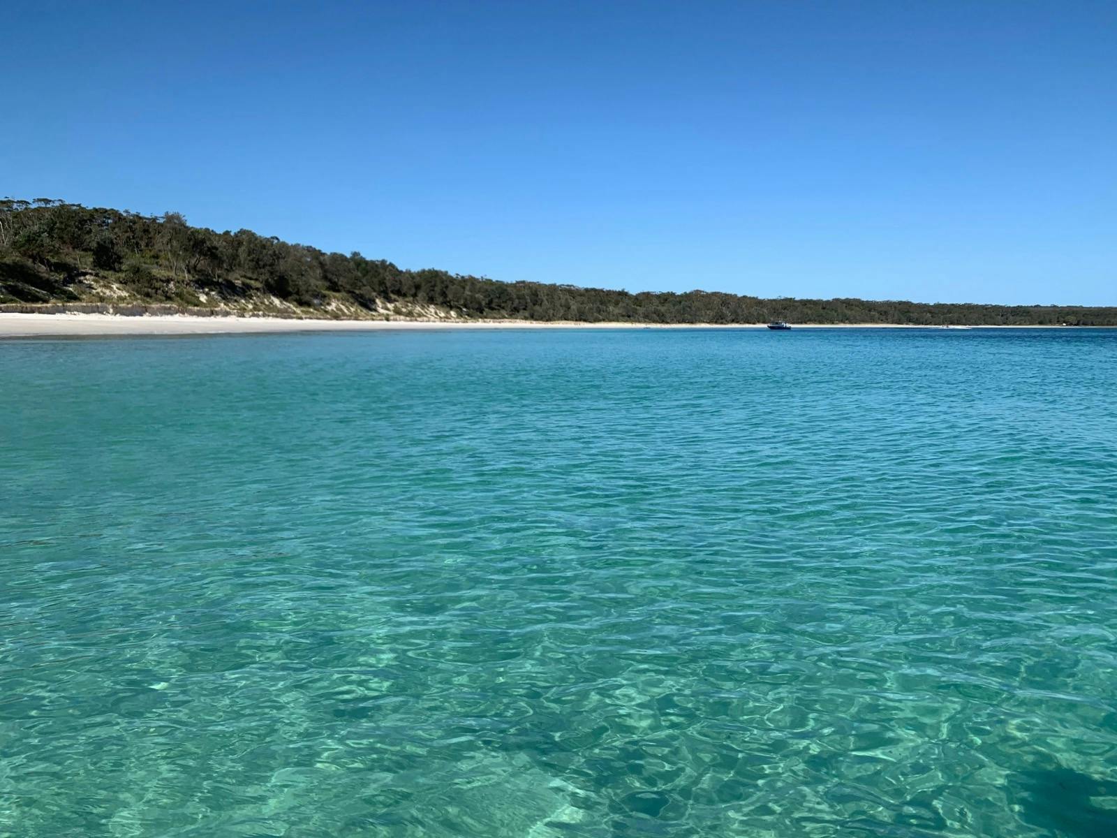 Turquoise waters in Jervis Bay
