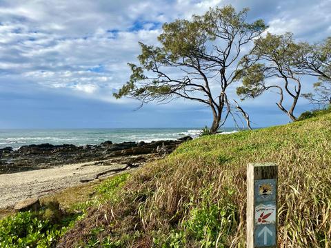 Yuraygir Coastal Walk - Heading south from Wooli