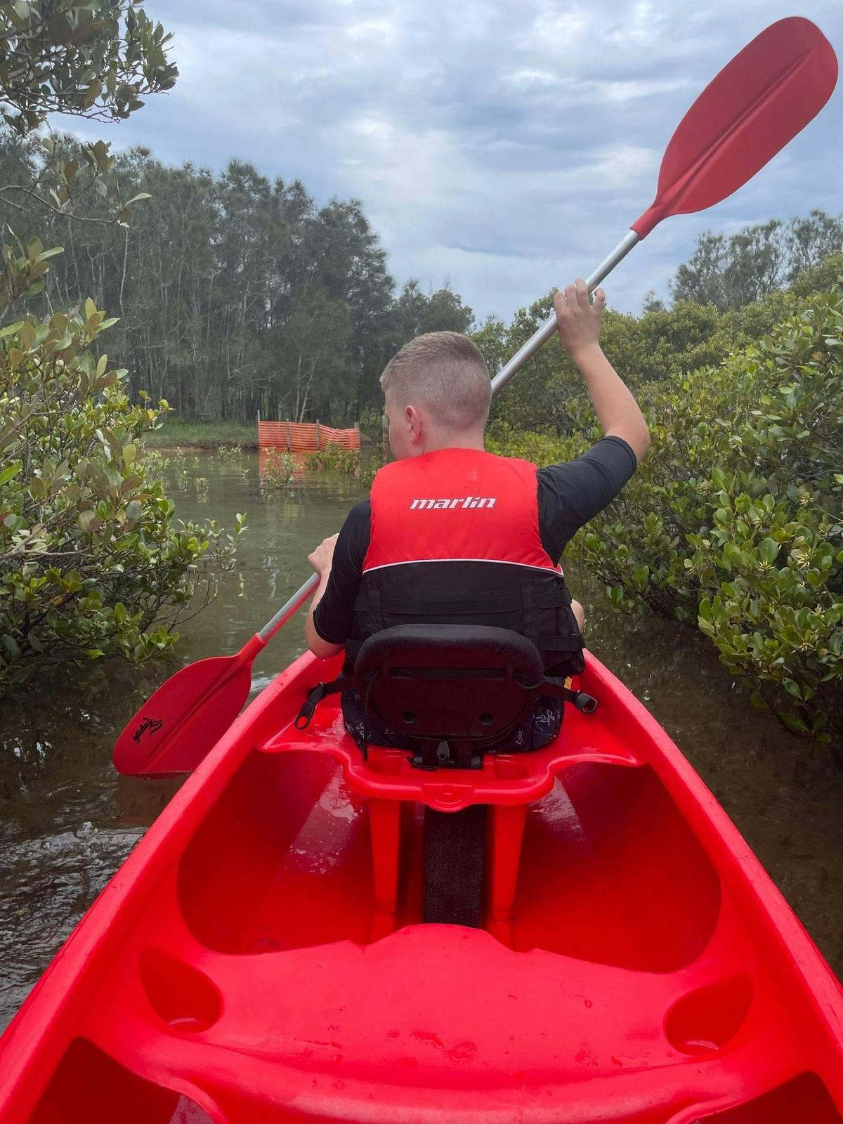 Canoeing at Minnamurra River with Gunmarra Aboriginal Experiences in Mangroves