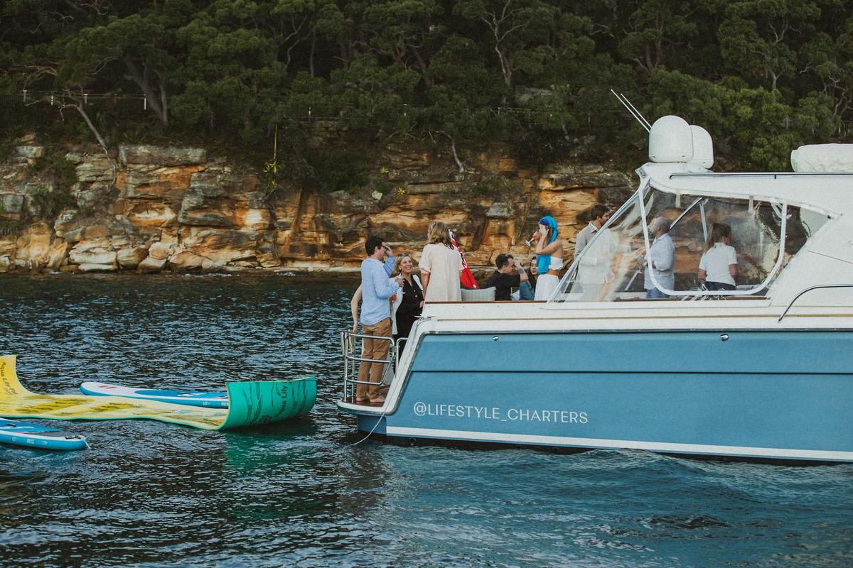 Fun on board and in the water