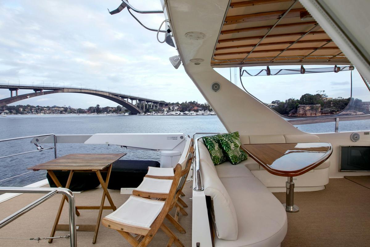 For the best viewpoint, head to Enigma's flybridge