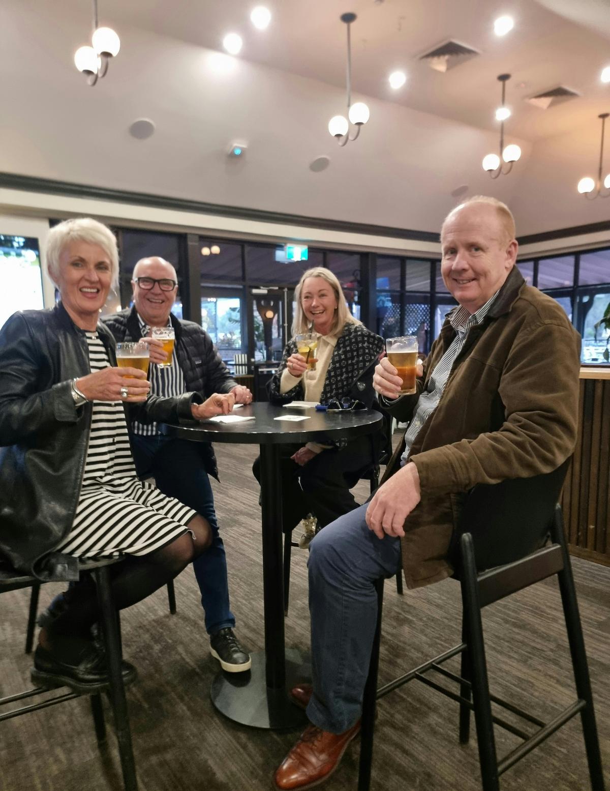 Enjoy a relaxing refreshment with lunch