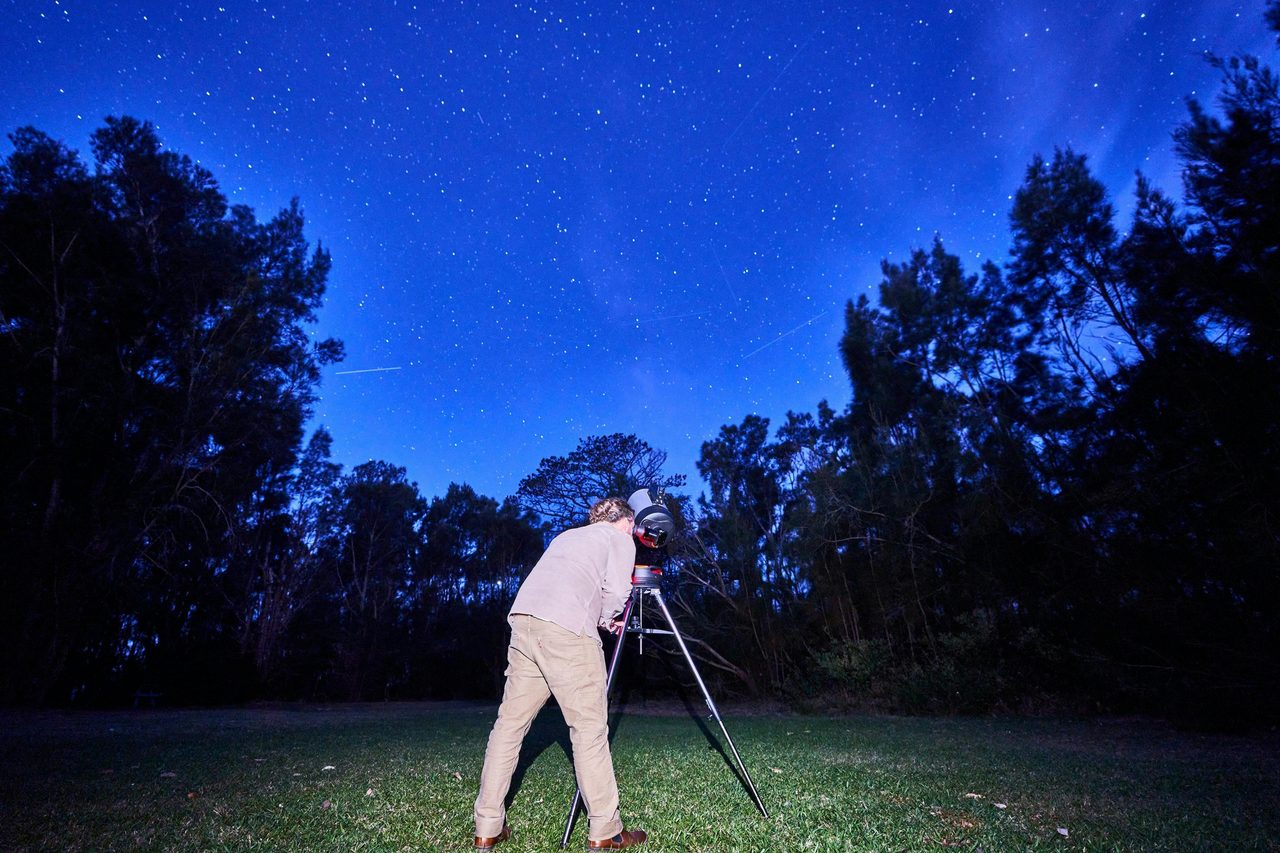 telescope man