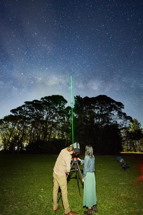 Stargazing by the Fire at Melaleuca