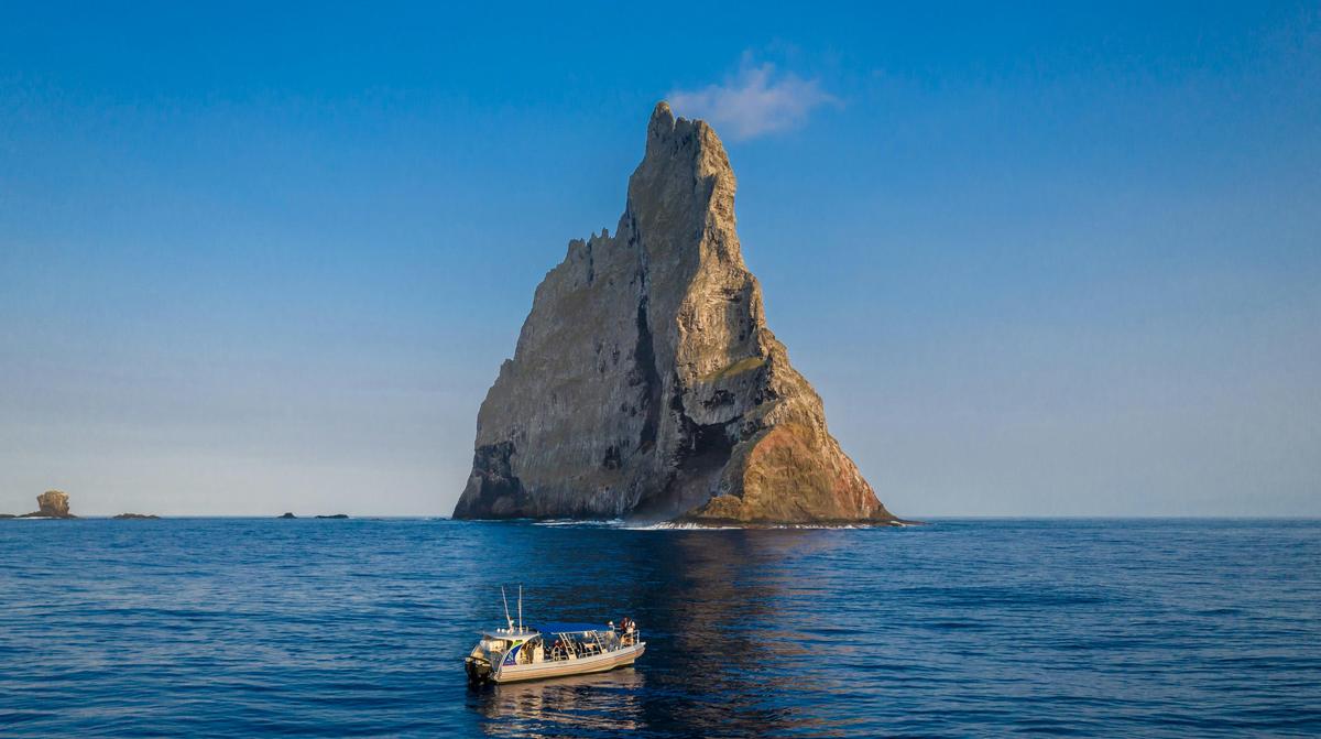 Reef N Beyond at Ball's Pyramid 552m, Worlds tallest sea stack.