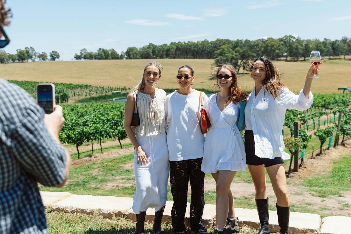 Beautiful views over the vineyards